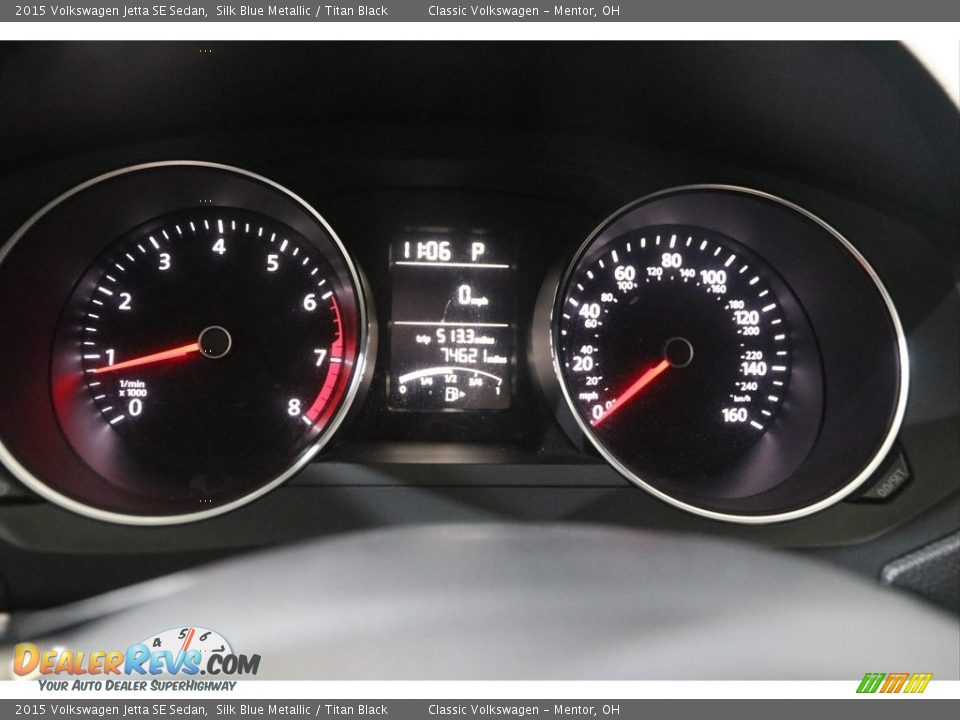 2015 Volkswagen Jetta SE Sedan Gauges Photo #8