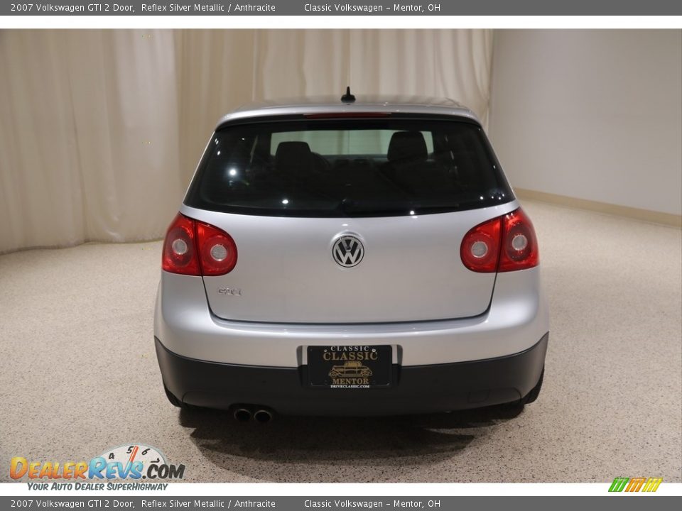 2007 Volkswagen GTI 2 Door Reflex Silver Metallic / Anthracite Photo #4