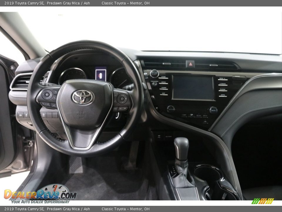 2019 Toyota Camry SE Predawn Gray Mica / Ash Photo #7