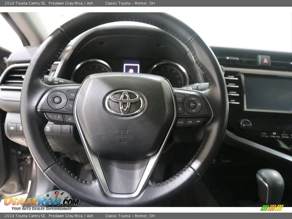 2019 Toyota Camry SE Predawn Gray Mica / Ash Photo #8
