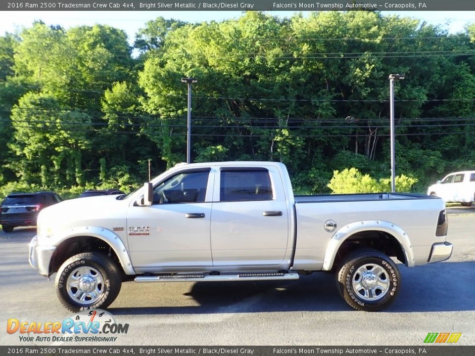 Bright Silver Metallic 2016 Ram 2500 Tradesman Crew Cab 4x4 Photo #5