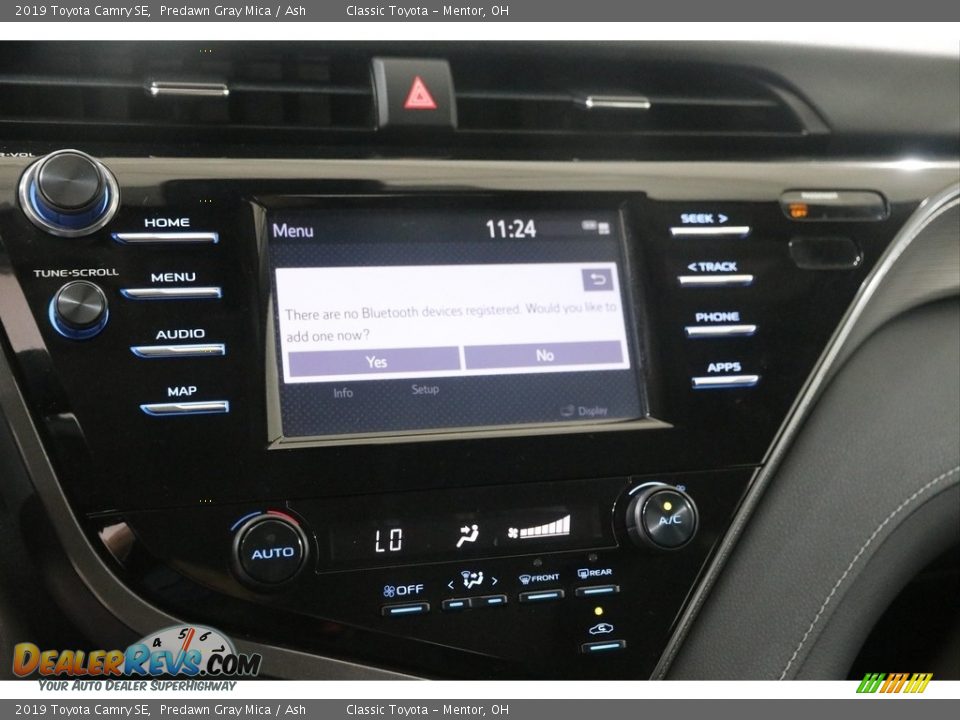 2019 Toyota Camry SE Predawn Gray Mica / Ash Photo #12