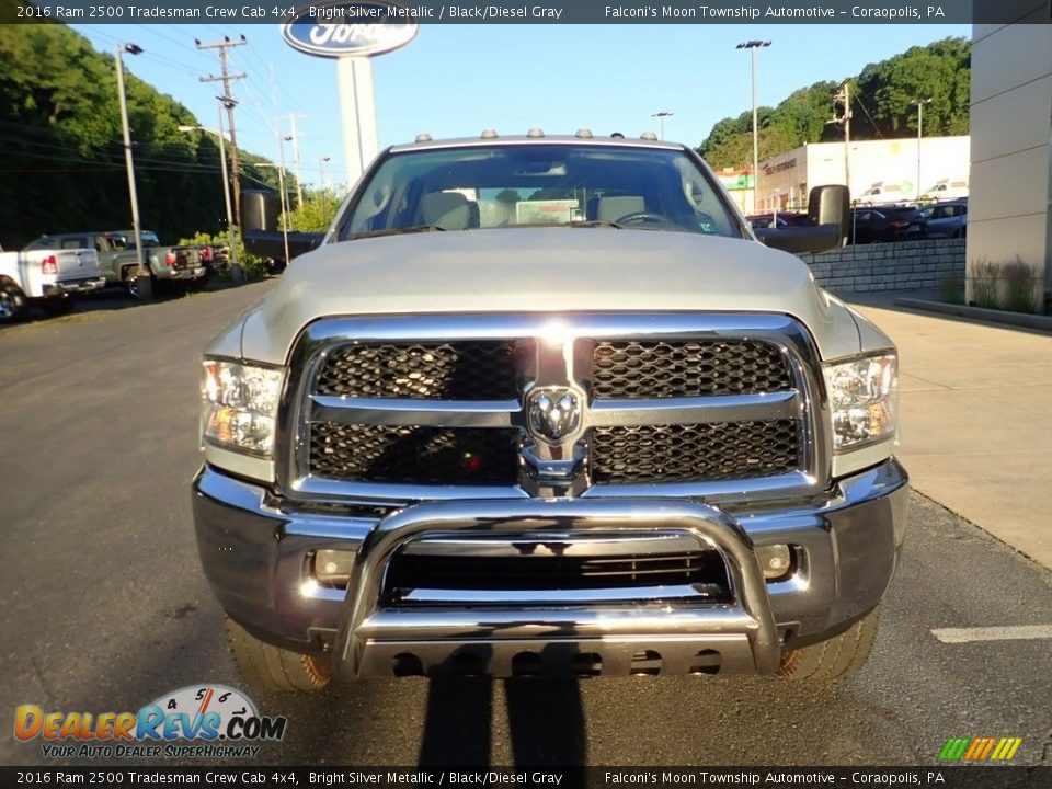 2016 Ram 2500 Tradesman Crew Cab 4x4 Bright Silver Metallic / Black/Diesel Gray Photo #7