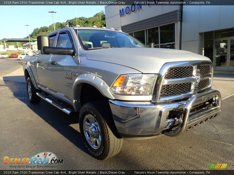 2016 Ram 2500 Tradesman Crew Cab 4x4 Bright Silver Metallic / Black/Diesel Gray Photo #8