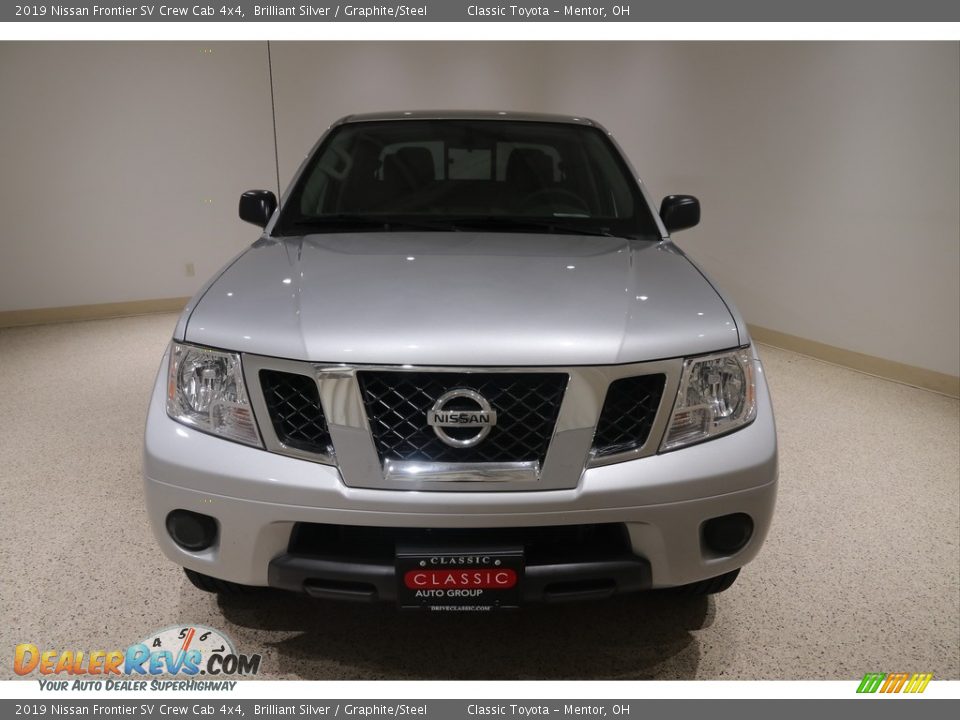 2019 Nissan Frontier SV Crew Cab 4x4 Brilliant Silver / Graphite/Steel Photo #2