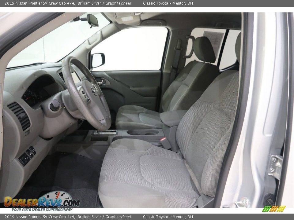2019 Nissan Frontier SV Crew Cab 4x4 Brilliant Silver / Graphite/Steel Photo #6