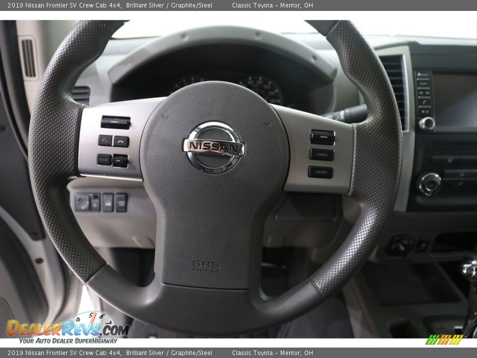 2019 Nissan Frontier SV Crew Cab 4x4 Brilliant Silver / Graphite/Steel Photo #8