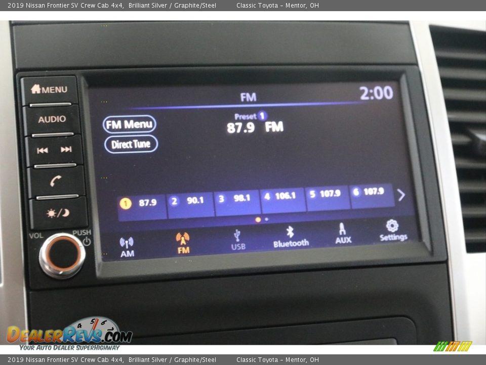 2019 Nissan Frontier SV Crew Cab 4x4 Brilliant Silver / Graphite/Steel Photo #11