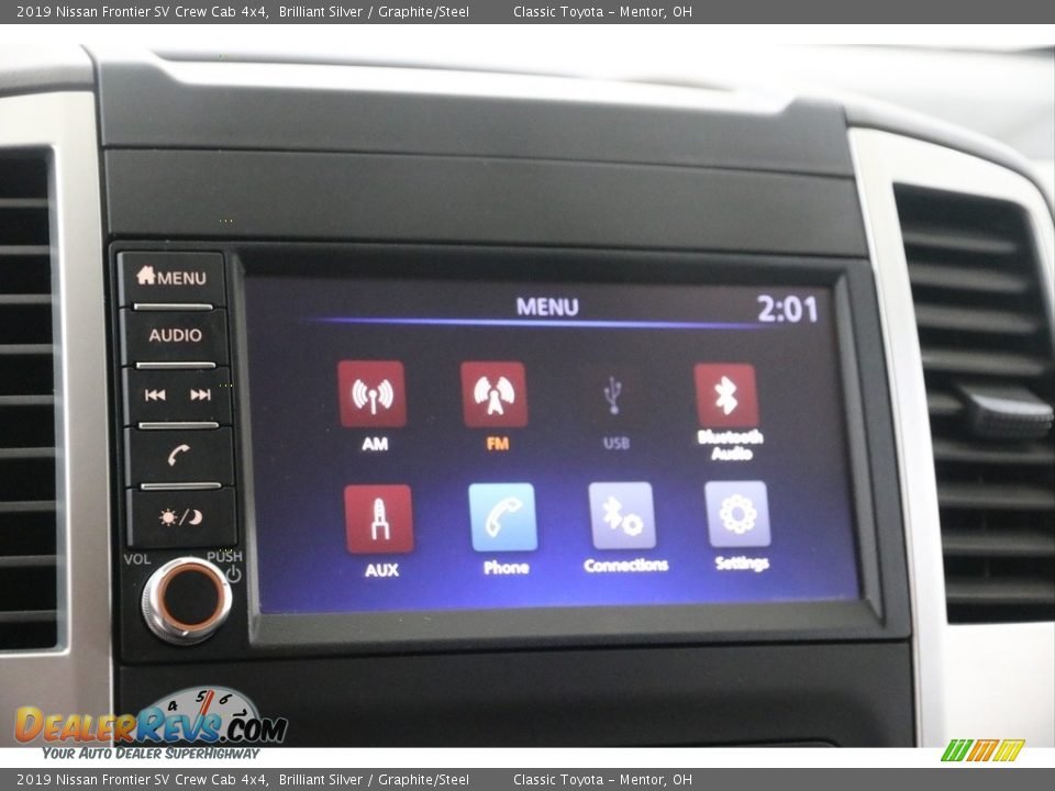 2019 Nissan Frontier SV Crew Cab 4x4 Brilliant Silver / Graphite/Steel Photo #12