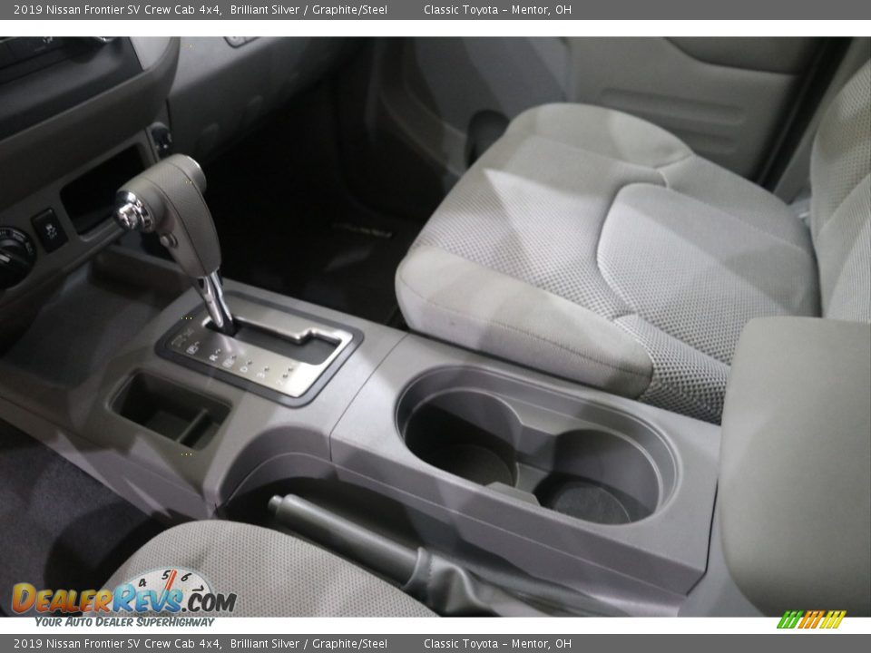 2019 Nissan Frontier SV Crew Cab 4x4 Brilliant Silver / Graphite/Steel Photo #13