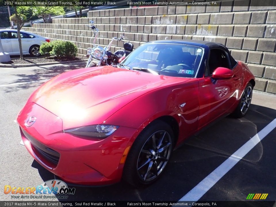 2017 Mazda MX-5 Miata Grand Touring Soul Red Metallic / Black Photo #1