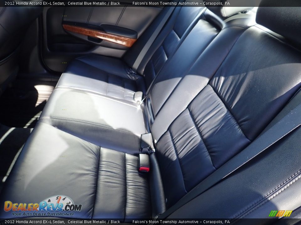 2012 Honda Accord EX-L Sedan Celestial Blue Metallic / Black Photo #16