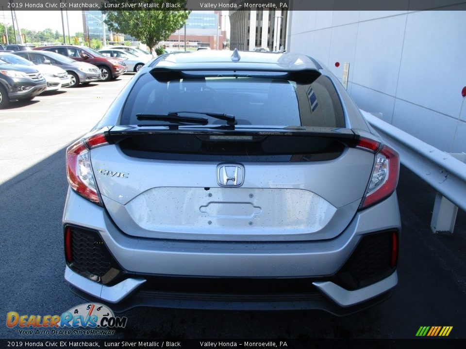 2019 Honda Civic EX Hatchback Lunar Silver Metallic / Black Photo #4