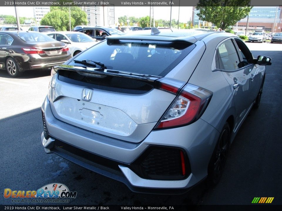 2019 Honda Civic EX Hatchback Lunar Silver Metallic / Black Photo #5
