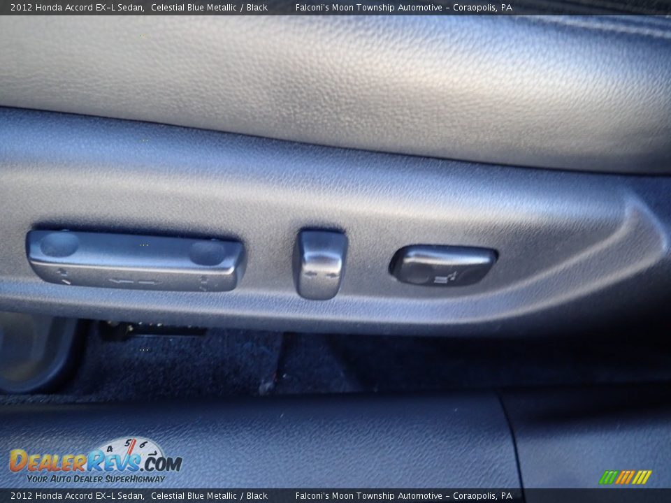 2012 Honda Accord EX-L Sedan Celestial Blue Metallic / Black Photo #20