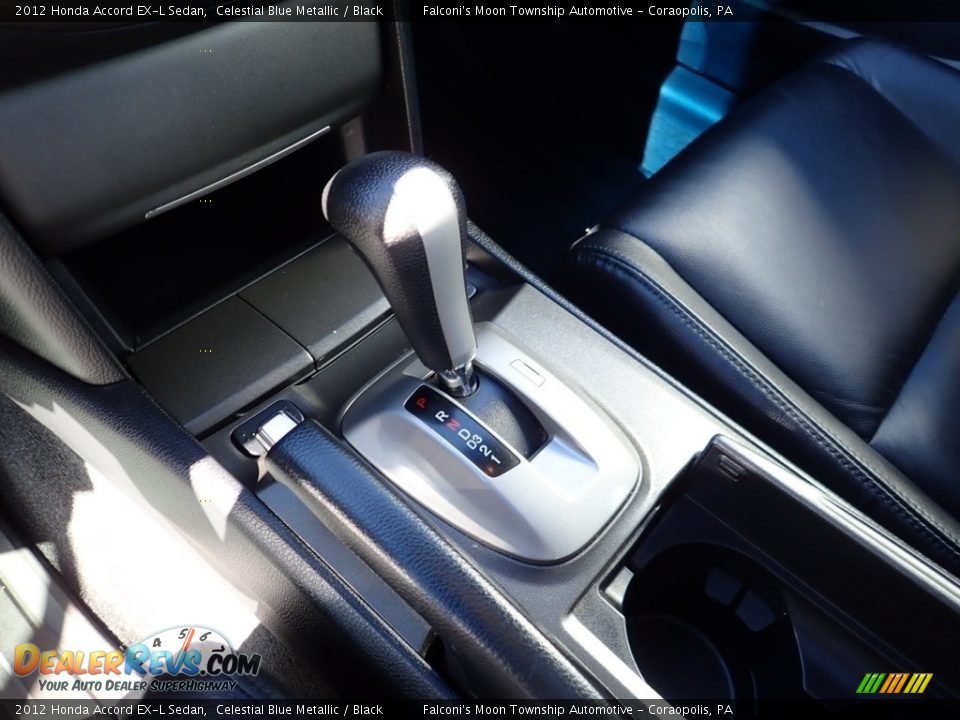 2012 Honda Accord EX-L Sedan Celestial Blue Metallic / Black Photo #22