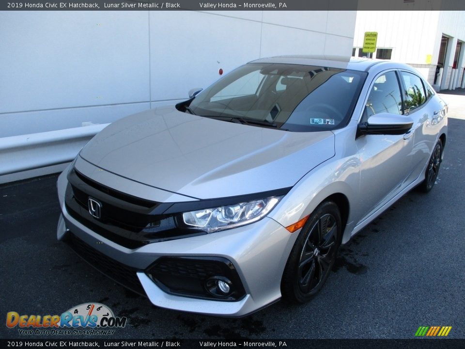 2019 Honda Civic EX Hatchback Lunar Silver Metallic / Black Photo #9