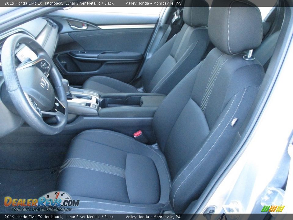 2019 Honda Civic EX Hatchback Lunar Silver Metallic / Black Photo #11