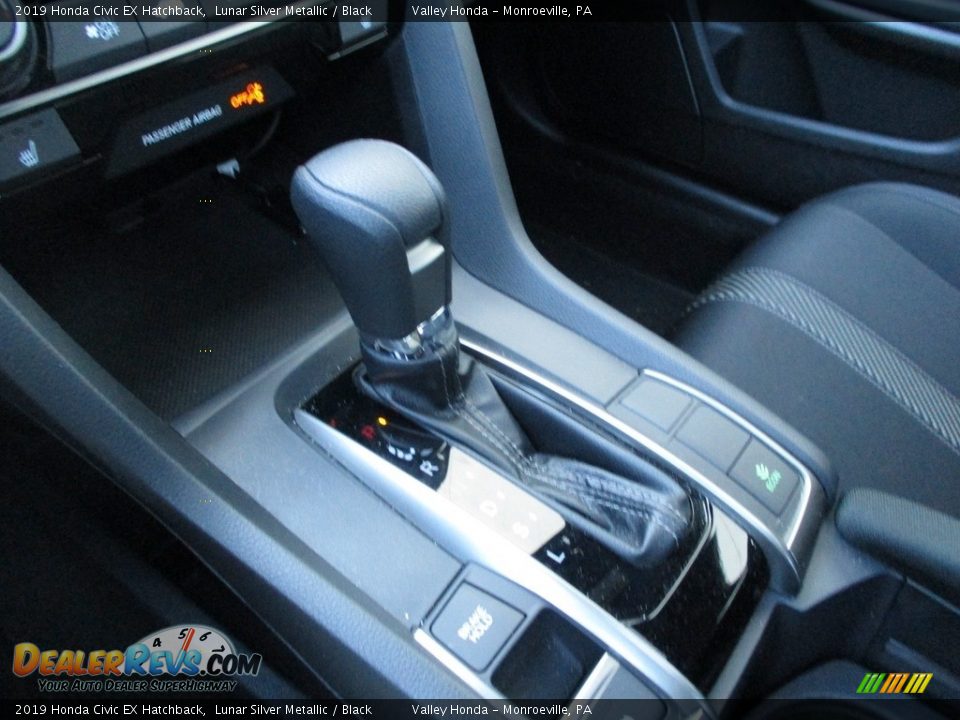 2019 Honda Civic EX Hatchback Lunar Silver Metallic / Black Photo #15