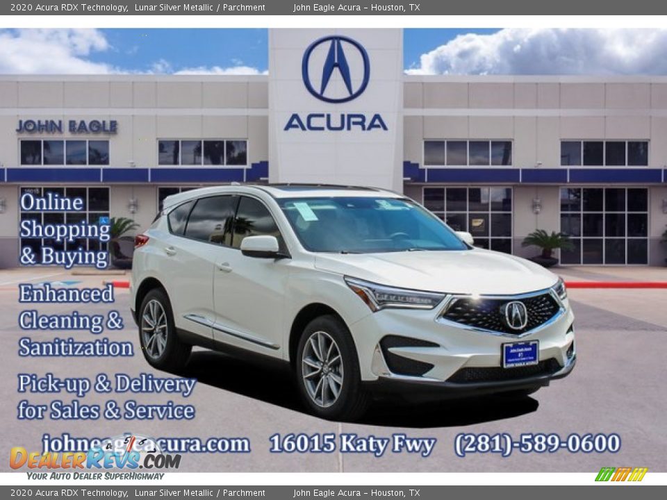 2020 Acura RDX Technology Lunar Silver Metallic / Parchment Photo #1