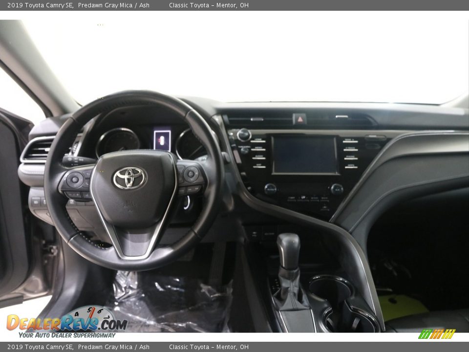 2019 Toyota Camry SE Predawn Gray Mica / Ash Photo #7
