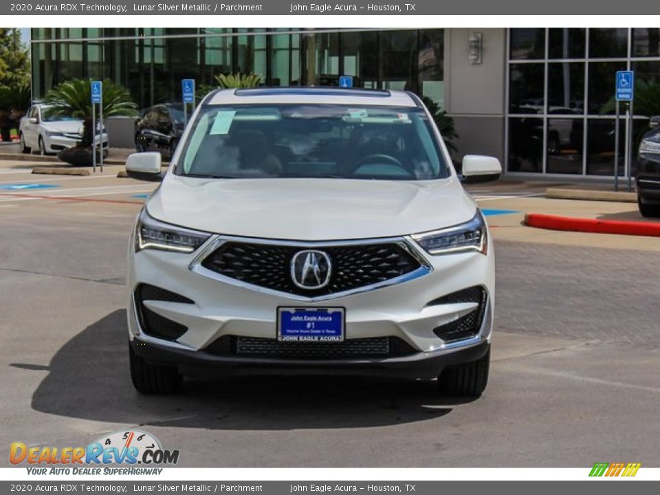 2020 Acura RDX Technology Lunar Silver Metallic / Parchment Photo #2
