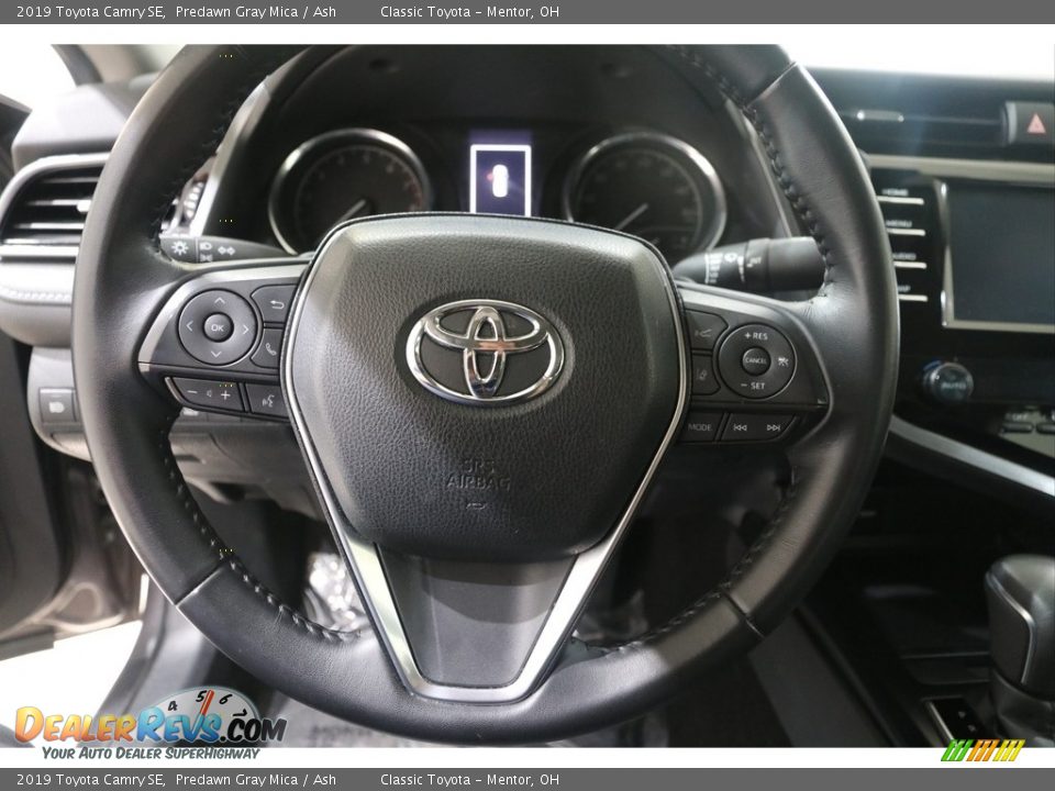 2019 Toyota Camry SE Predawn Gray Mica / Ash Photo #8