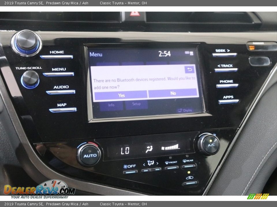 2019 Toyota Camry SE Predawn Gray Mica / Ash Photo #12