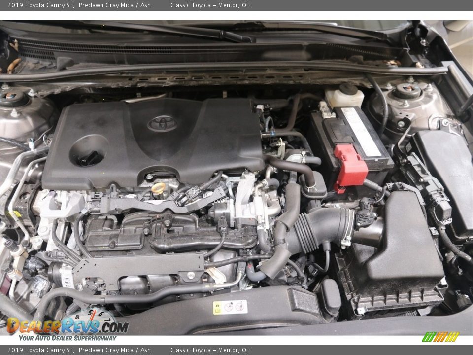 2019 Toyota Camry SE Predawn Gray Mica / Ash Photo #17