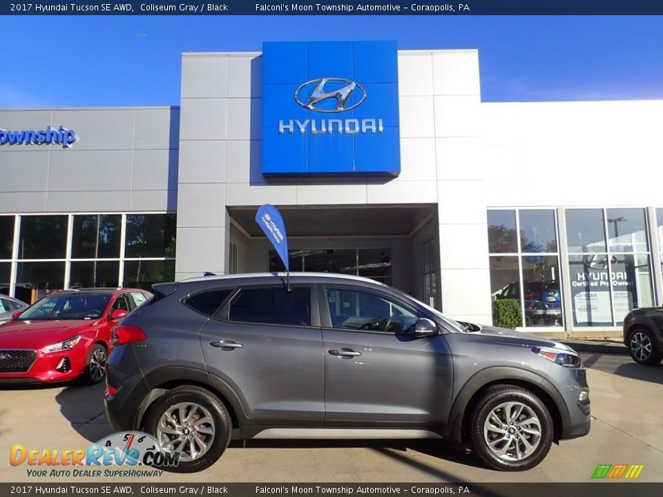 2017 Hyundai Tucson SE AWD Coliseum Gray / Black Photo #1