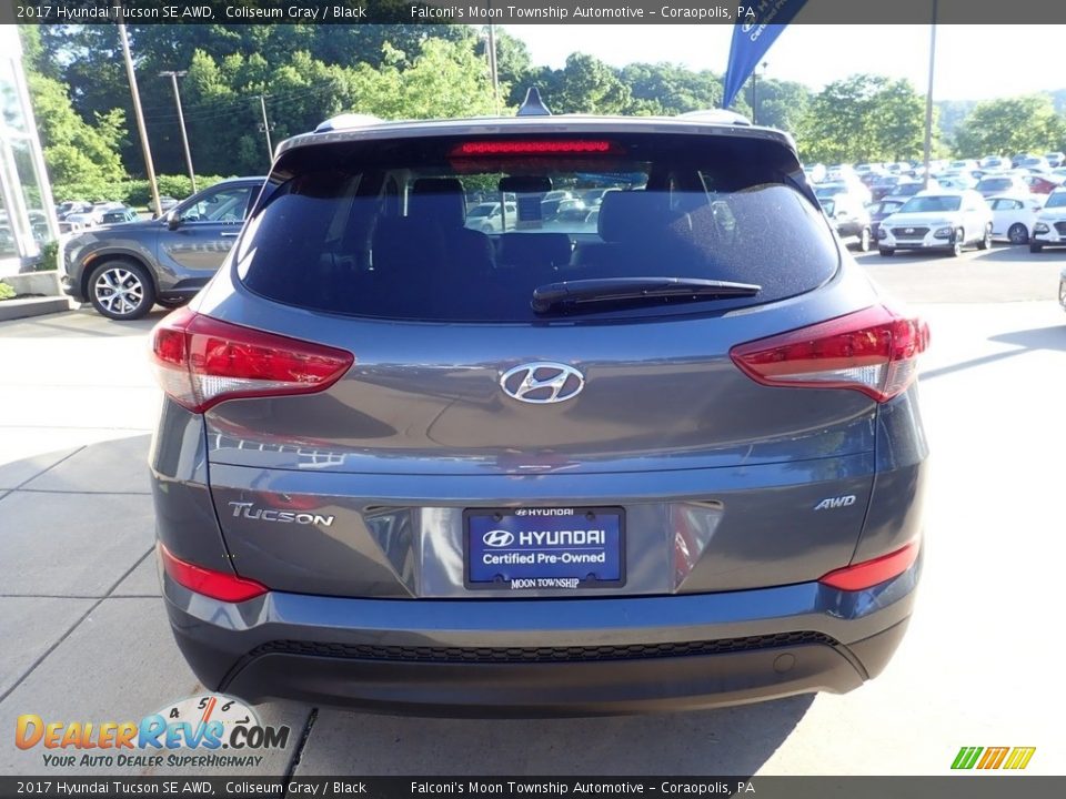 2017 Hyundai Tucson SE AWD Coliseum Gray / Black Photo #3