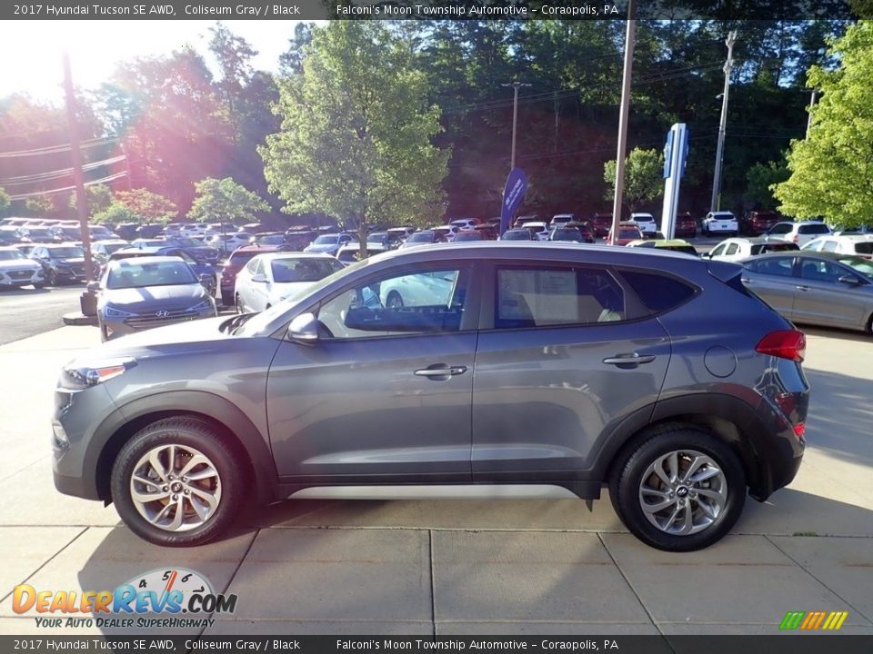 2017 Hyundai Tucson SE AWD Coliseum Gray / Black Photo #6
