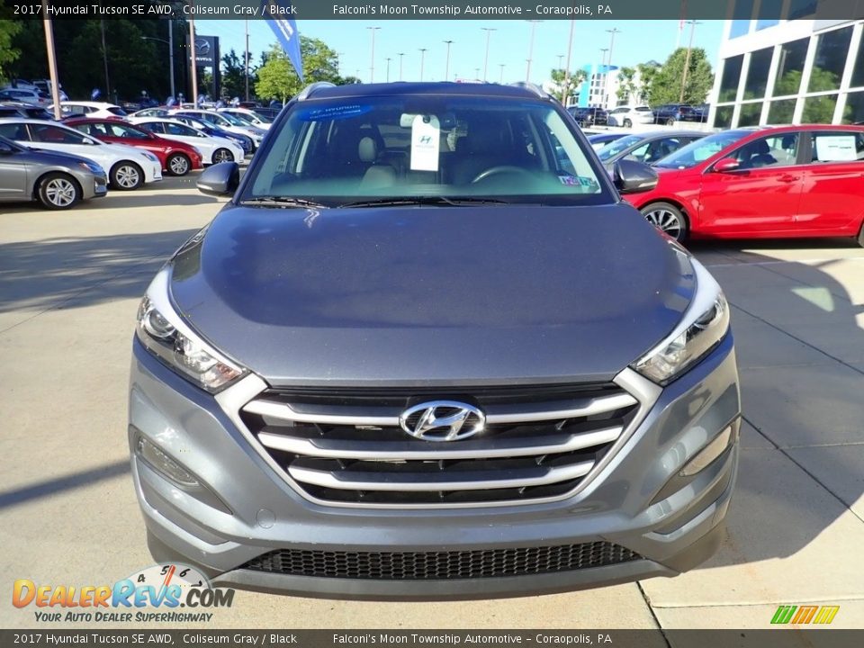 2017 Hyundai Tucson SE AWD Coliseum Gray / Black Photo #8