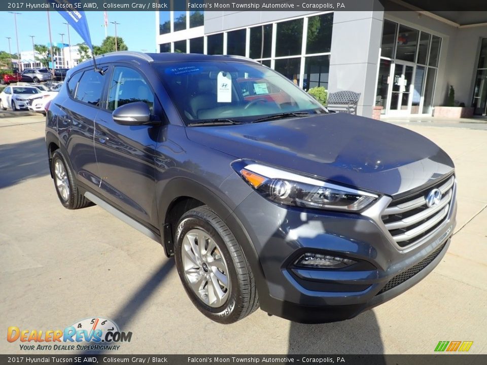 2017 Hyundai Tucson SE AWD Coliseum Gray / Black Photo #9