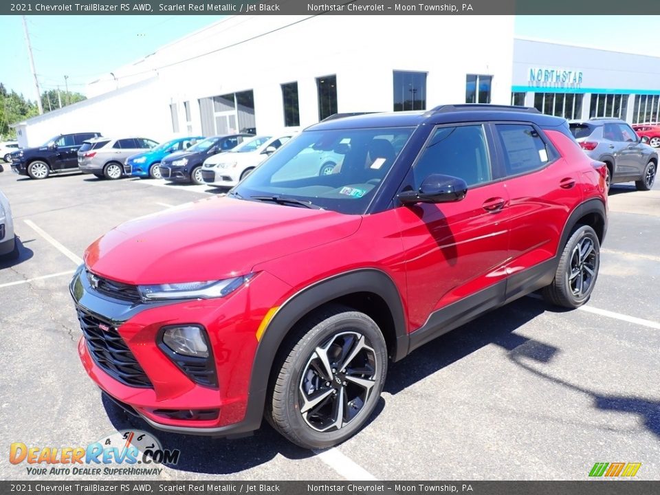 2021 Chevrolet Trailblazer RS AWD Scarlet Red Metallic / Jet Black Photo #1