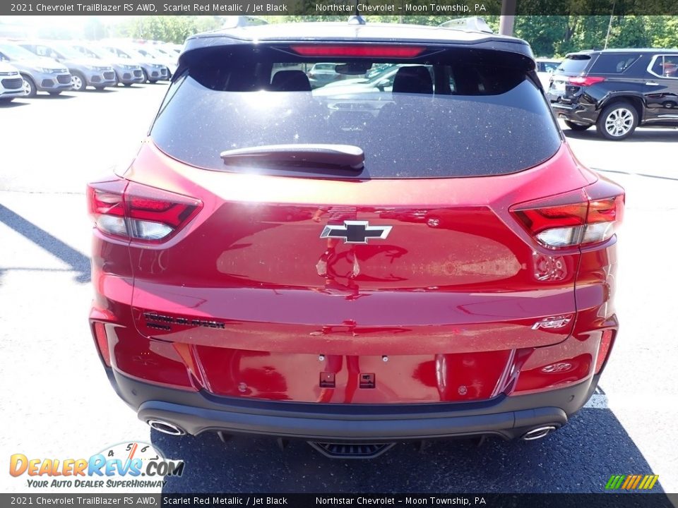 2021 Chevrolet TrailBlazer RS AWD Scarlet Red Metallic / Jet Black Photo #4
