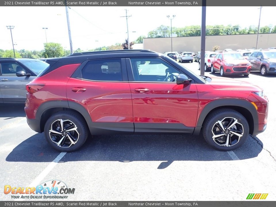 2021 Chevrolet Trailblazer RS AWD Scarlet Red Metallic / Jet Black Photo #6