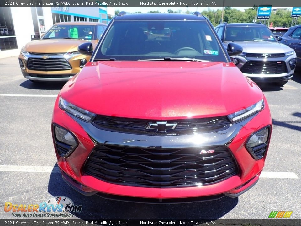 2021 Chevrolet Trailblazer RS AWD Scarlet Red Metallic / Jet Black Photo #8