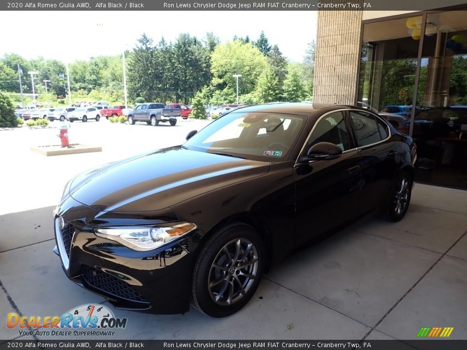 2020 Alfa Romeo Giulia AWD Alfa Black / Black Photo #2