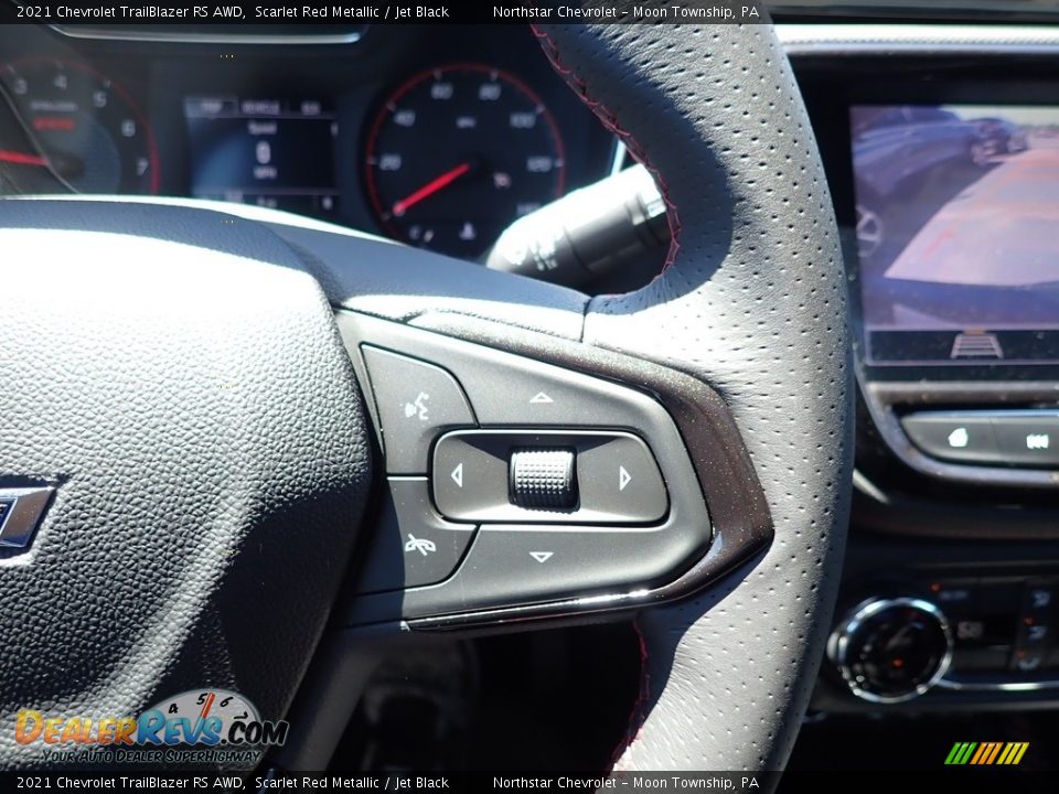 2021 Chevrolet TrailBlazer RS AWD Scarlet Red Metallic / Jet Black Photo #18