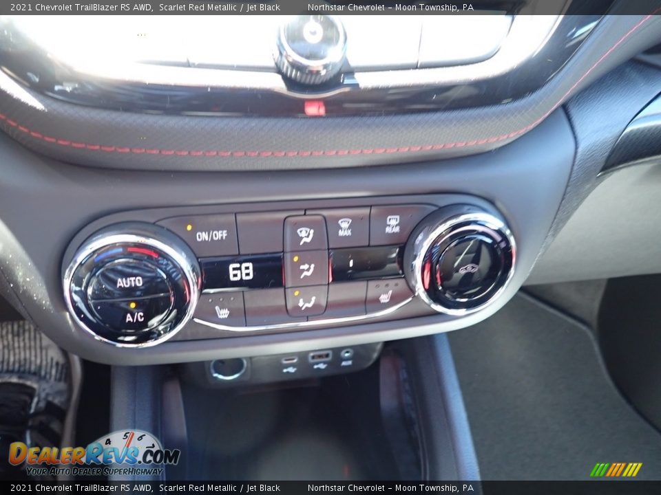 2021 Chevrolet TrailBlazer RS AWD Scarlet Red Metallic / Jet Black Photo #20