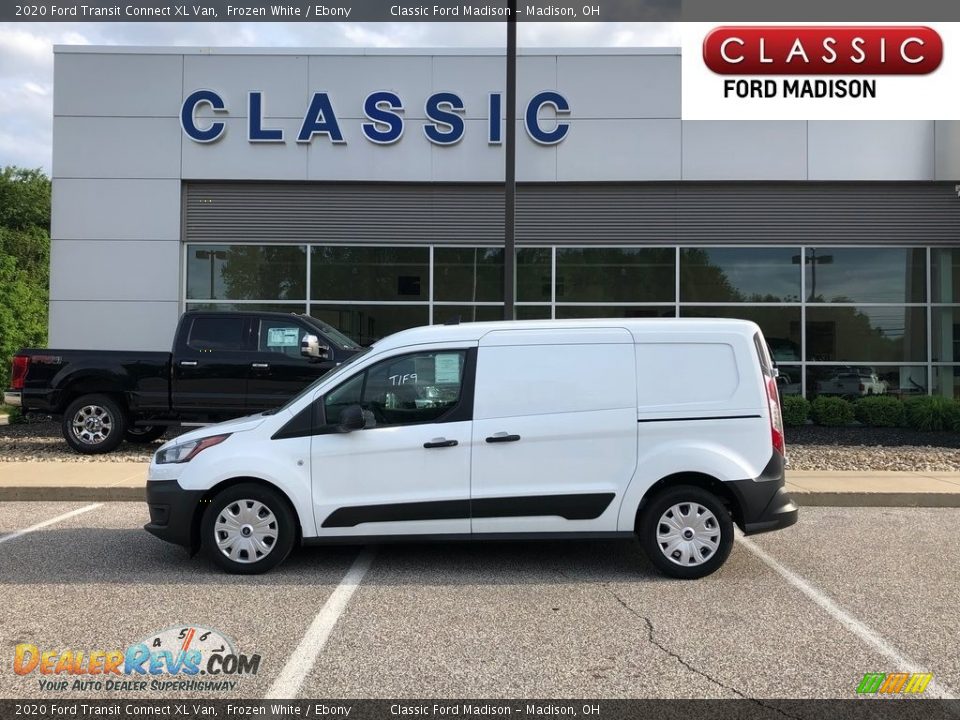 2020 Ford Transit Connect XL Van Frozen White / Ebony Photo #2