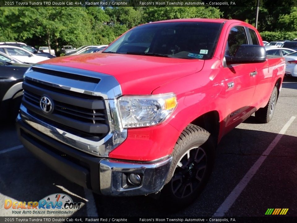 2015 Toyota Tundra TRD Double Cab 4x4 Radiant Red / Graphite Photo #1