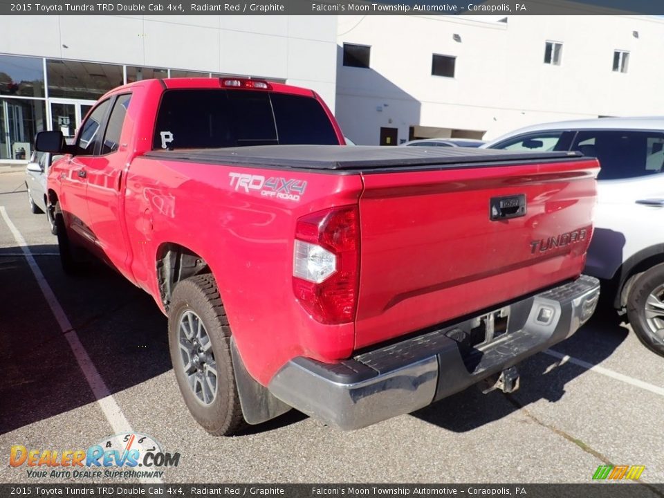 2015 Toyota Tundra TRD Double Cab 4x4 Radiant Red / Graphite Photo #2