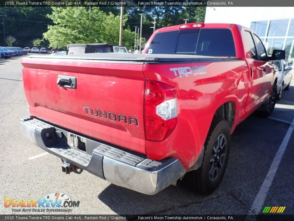 2015 Toyota Tundra TRD Double Cab 4x4 Radiant Red / Graphite Photo #4