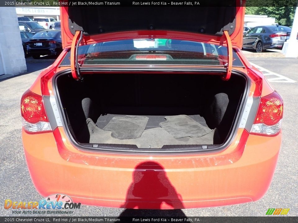 2015 Chevrolet Cruze LS Red Hot / Jet Black/Medium Titanium Photo #3