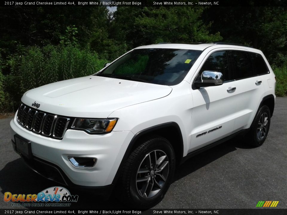 2017 Jeep Grand Cherokee Limited 4x4 Bright White / Black/Light Frost Beige Photo #2