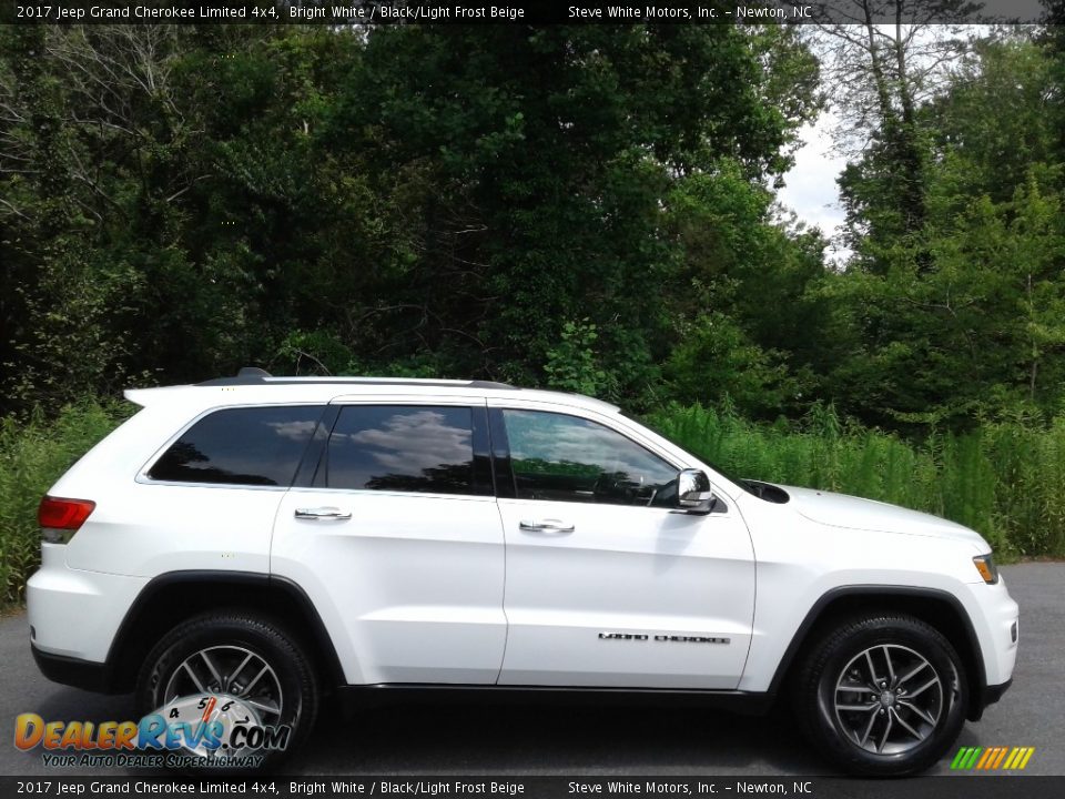 2017 Jeep Grand Cherokee Limited 4x4 Bright White / Black/Light Frost Beige Photo #5