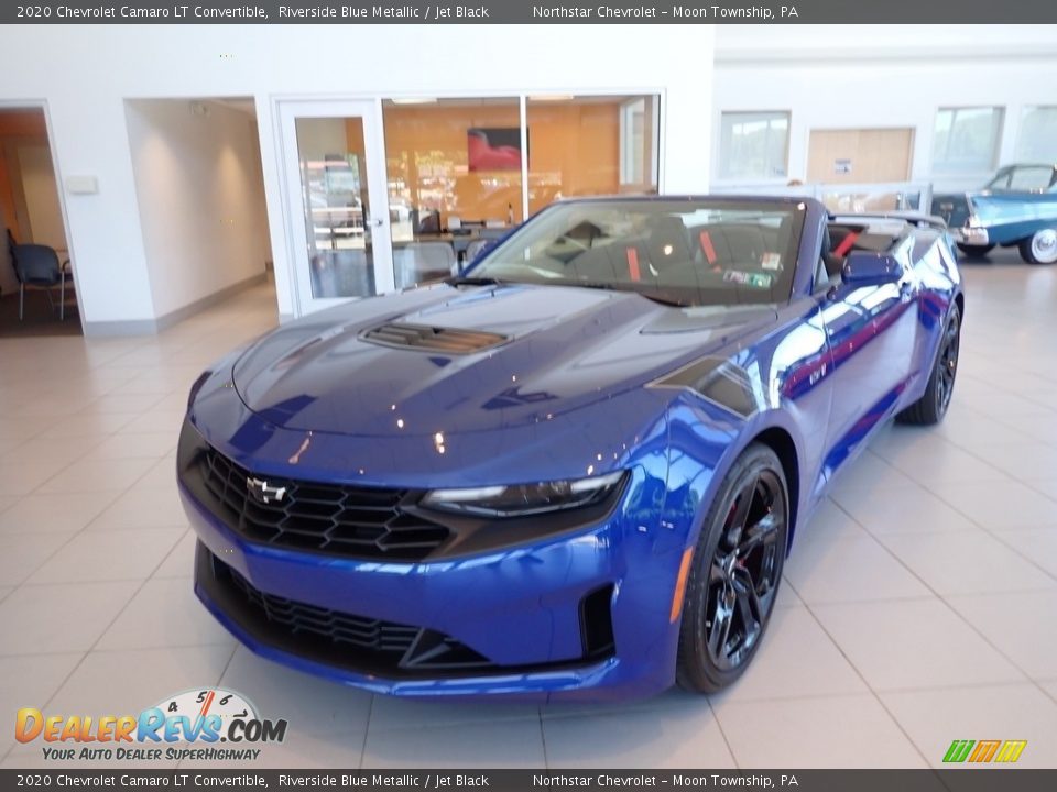 2020 Chevrolet Camaro LT Convertible Riverside Blue Metallic / Jet Black Photo #1