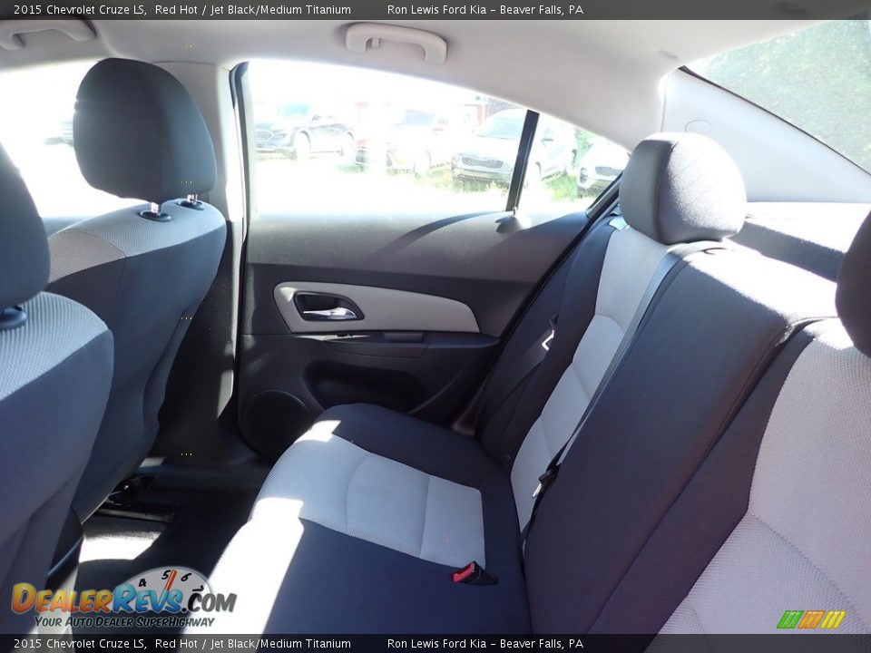 2015 Chevrolet Cruze LS Red Hot / Jet Black/Medium Titanium Photo #13